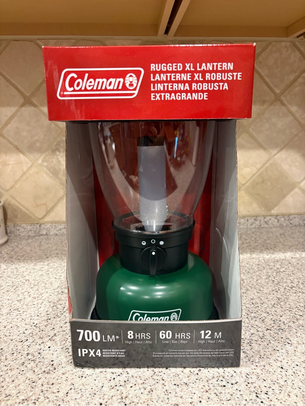Coleman Rugged XL LED Lantern 700 Lumens IPX4 Green